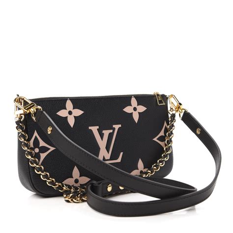 pochette lv black|louis vuitton pochette monogram.